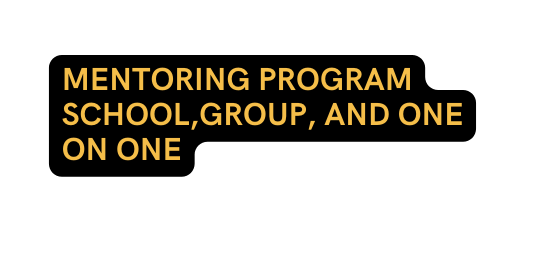 MENTORING PROGRAM SCHOOL GROUP AND ONE ON ONE